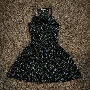 Target Mossimo Black Floral Sundress